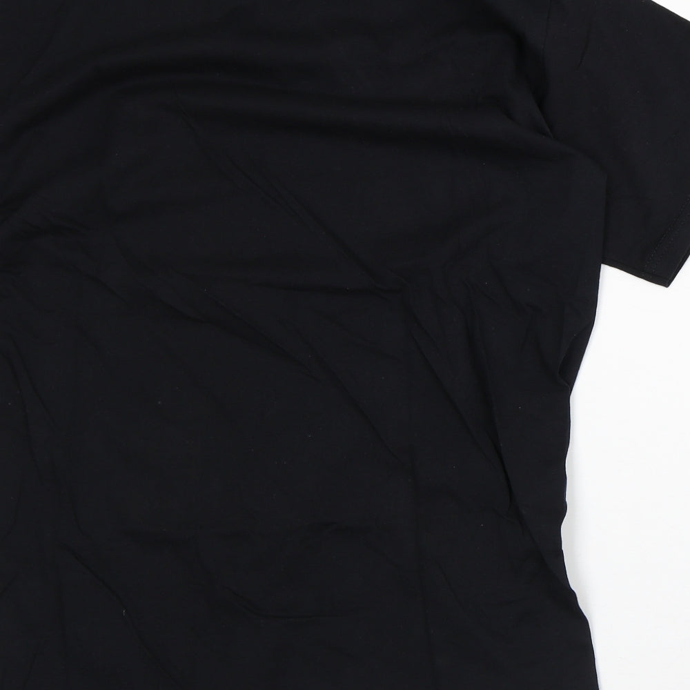 The First Emporer Mens Black Polyester T-Shirt Size M Crew Neck - China Terracotta Army