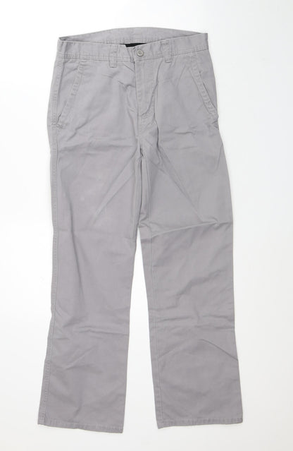 Denim & Co. Mens Grey Cotton Straight Jeans Size 30 in L30 in Regular