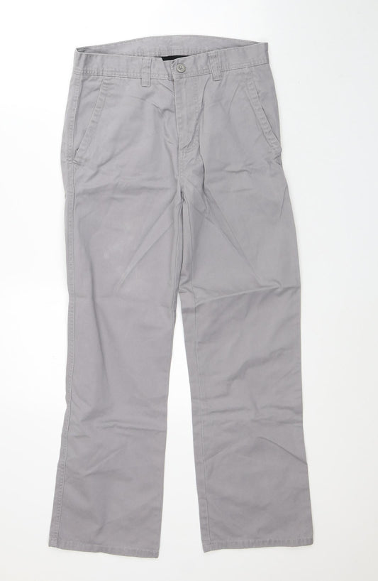 Denim & Co. Mens Grey Cotton Straight Jeans Size 30 in L30 in Regular