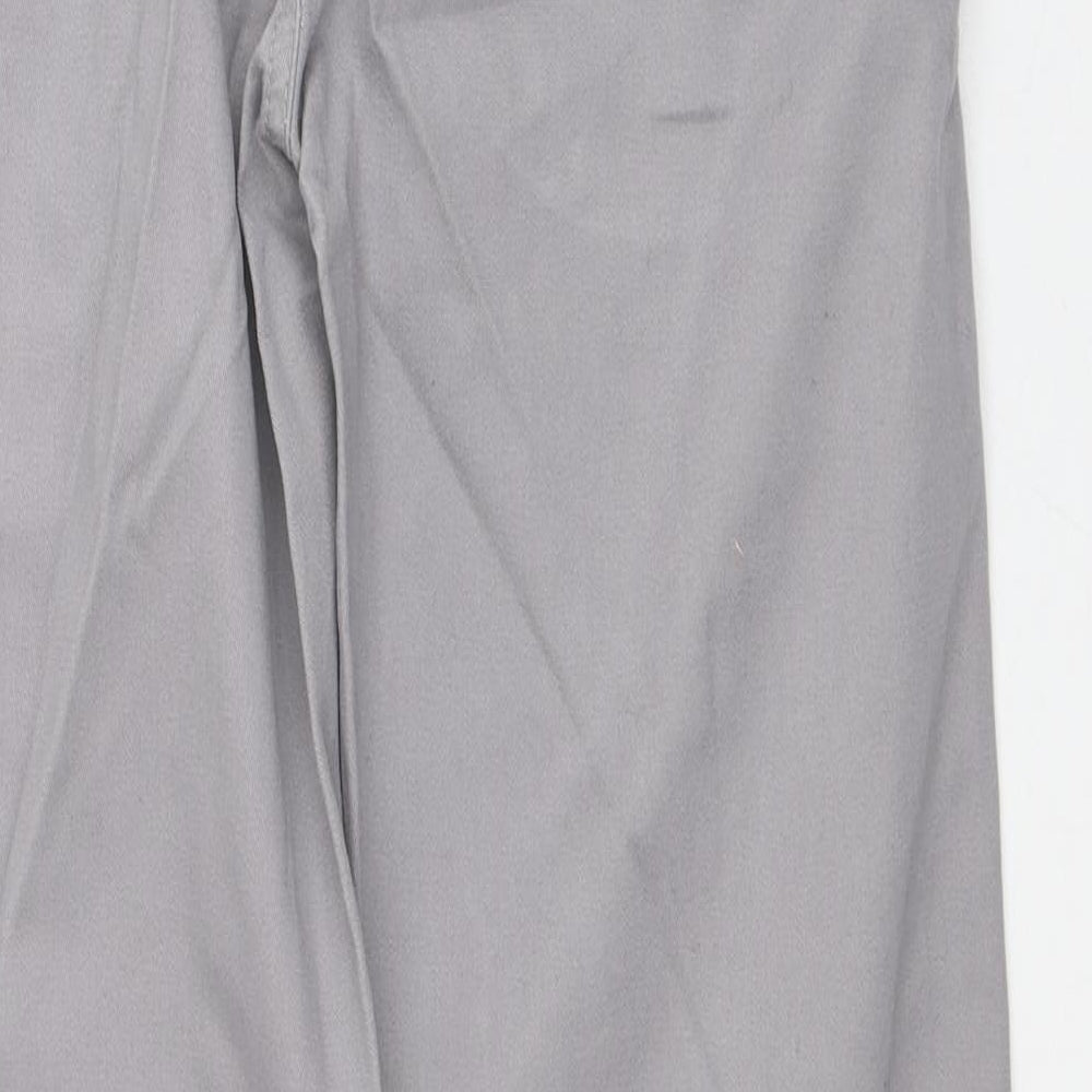 Denim & Co. Mens Grey Cotton Straight Jeans Size 30 in L30 in Regular