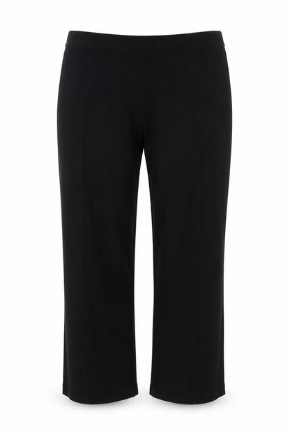 Womens UK Size L Anthology Regular Fit Capri Black Trousers