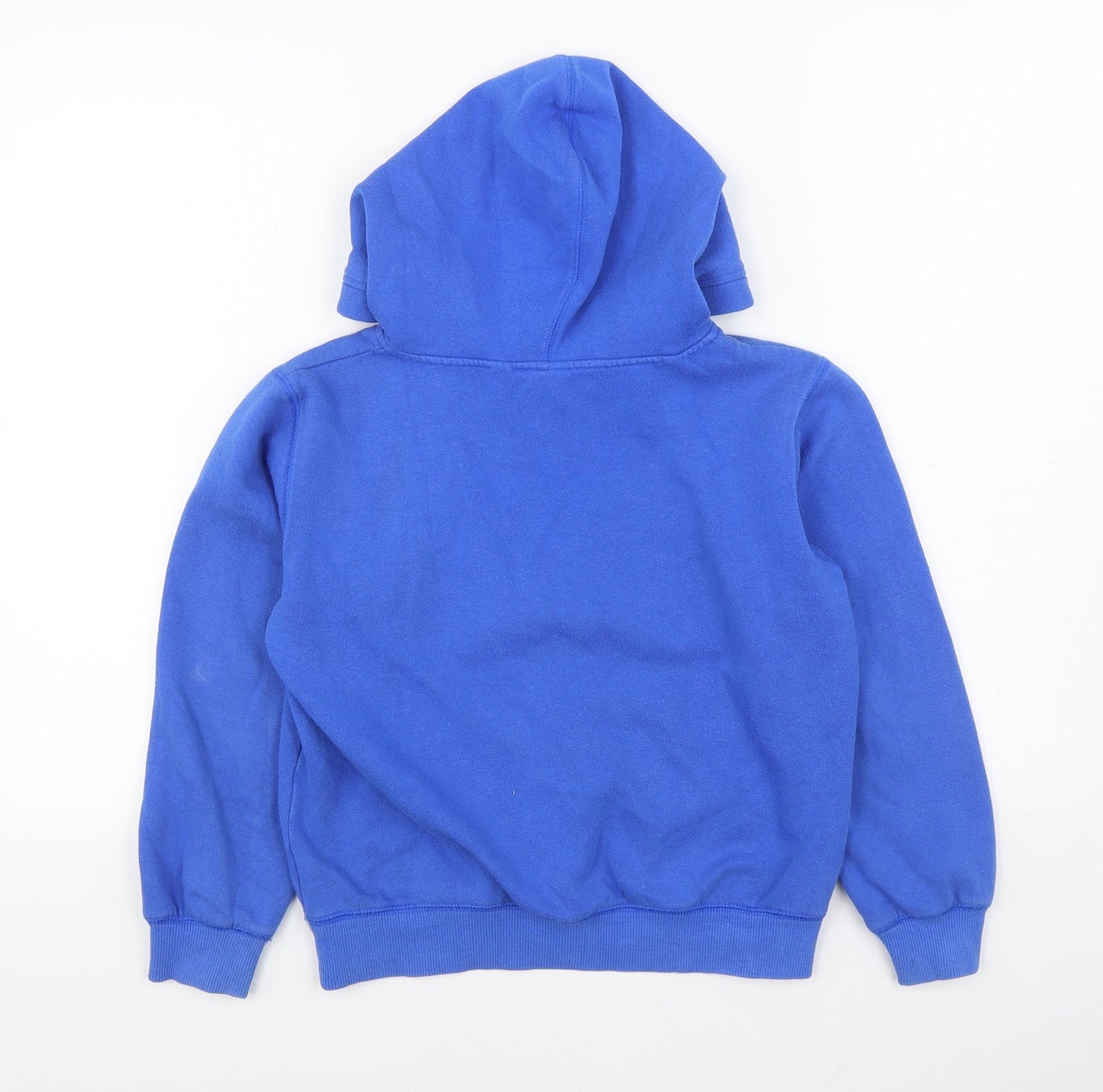 DOMYOS Boys Blue Cotton Pullover Hoodie Size 12 Years Pullover
