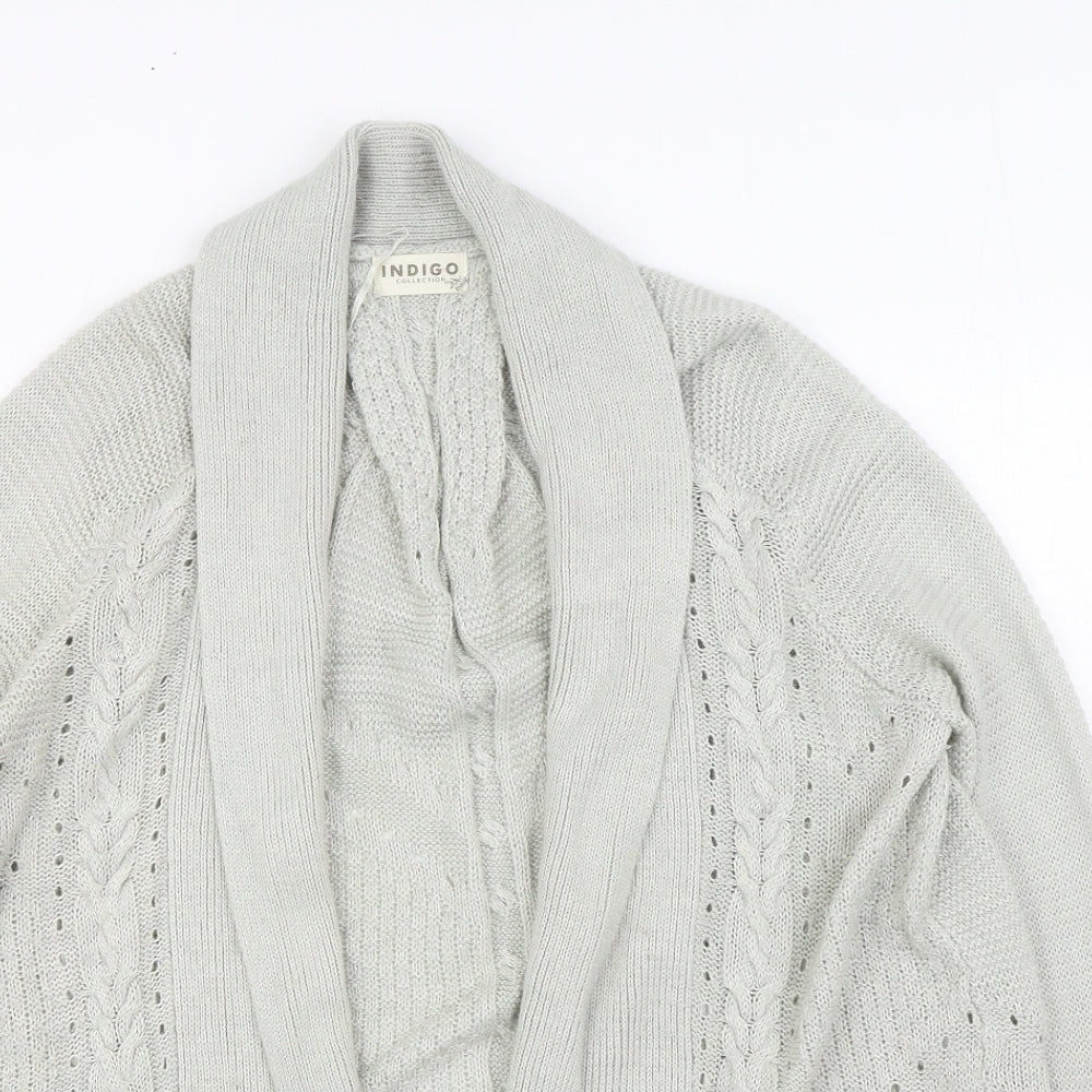 Womens UK Size 14 Marks and Spencer Grey Cardigan Jumper