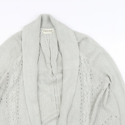 Womens UK Size 14 Marks and Spencer Grey Cardigan Jumper