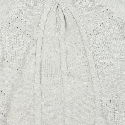 Womens UK Size 14 Marks and Spencer Grey Cardigan Jumper