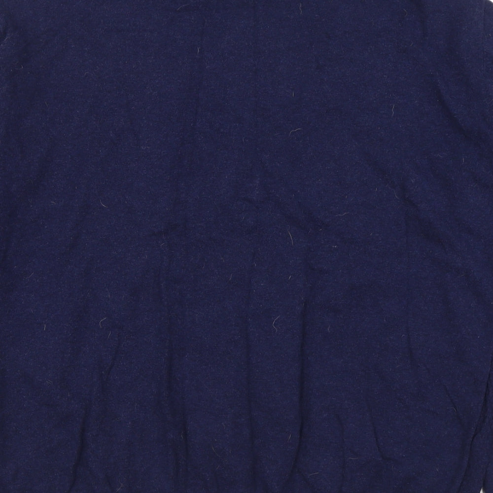 Matalan Mens Blue Round Neck Cotton Pullover Jumper Size XL