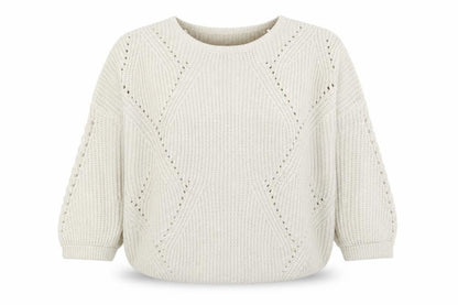 Womens UK Size 12 Warehouse Beige Pullover Jumper