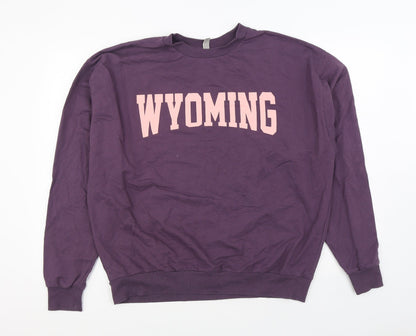 Womens UK Size 8 ASOS Purple Pullover Sweatshirt