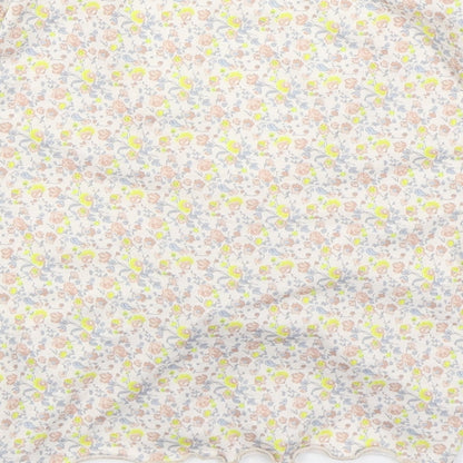 SheIn Womens Multicoloured Floral Polyester Basic Blouse Size M V-Neck