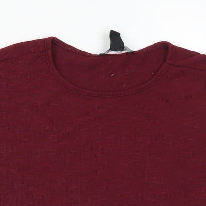 New Look Girls Red Round Neck Polyester Vest Jumper Size 10-11 Years