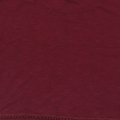 New Look Girls Red Round Neck Polyester Vest Jumper Size 10-11 Years