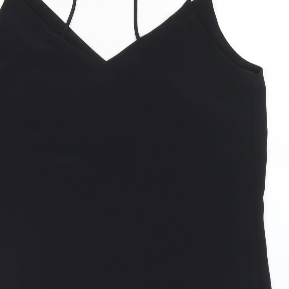 F&F Womens Beige Polyester Cropped Tank Size 14 V-Neck