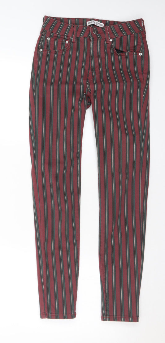 Womens UK Size 26 in Pull&Bear Regular Fit  Multicoloured Trousers