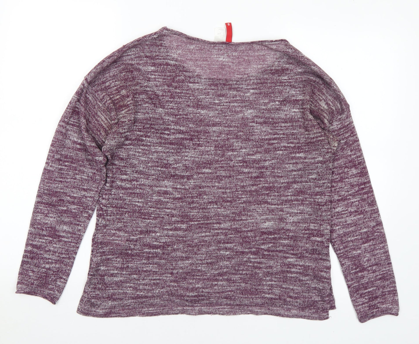 Womens UK Size S Divided Purple Pullover Jumper