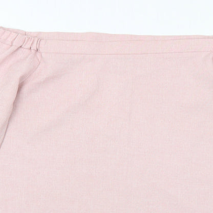 Womens UK Size 10 Lola May Pink Basic Blouse