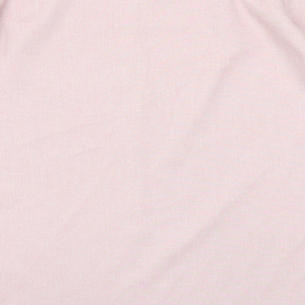 Womens UK Size 10 Lola May Pink Basic Blouse