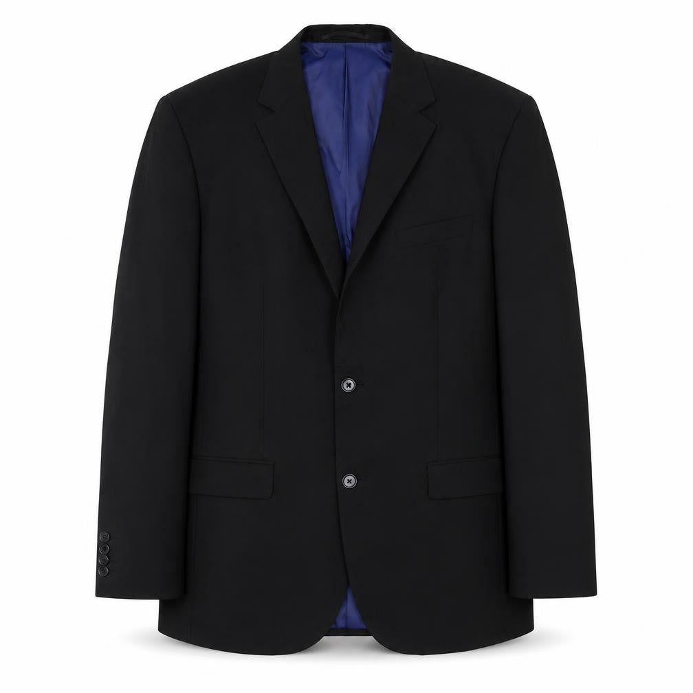Mens UK Size 42 Lee Greenwood Regular Black Suit Jacket