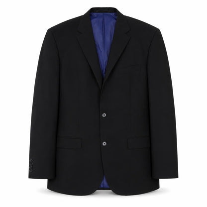 Mens UK Size 42 Lee Greenwood Regular Black Suit Jacket
