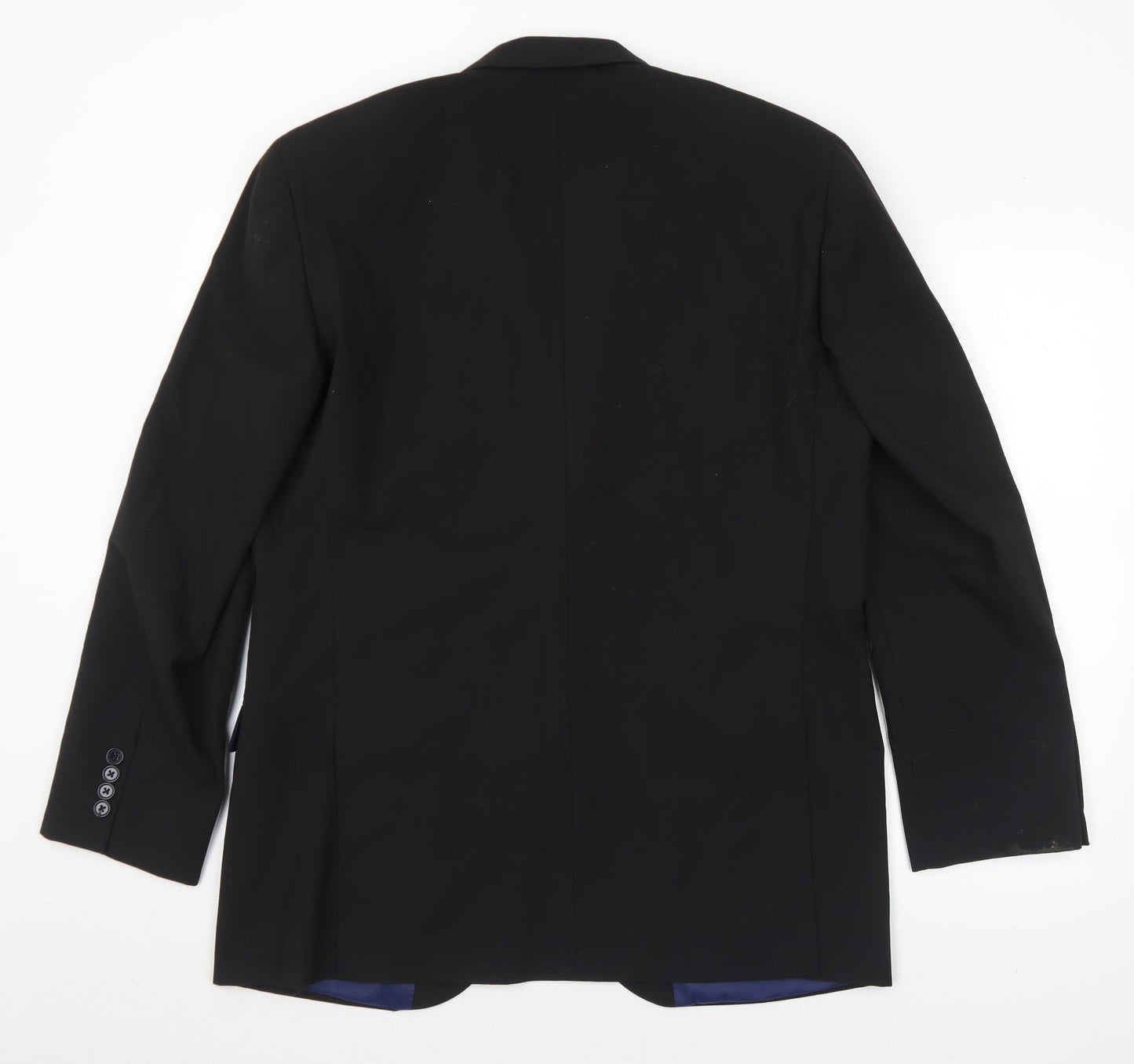 Mens UK Size 42 Lee Greenwood Regular Black Suit Jacket
