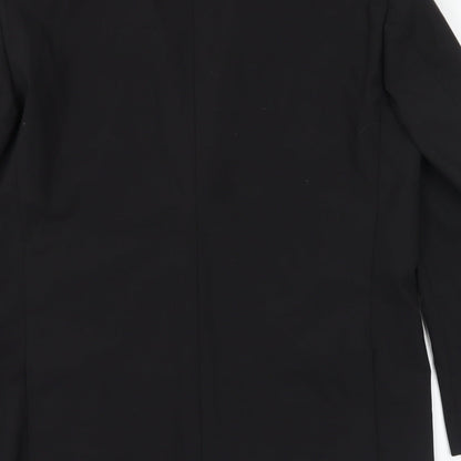 Mens UK Size 42 Lee Greenwood Regular Black Suit Jacket