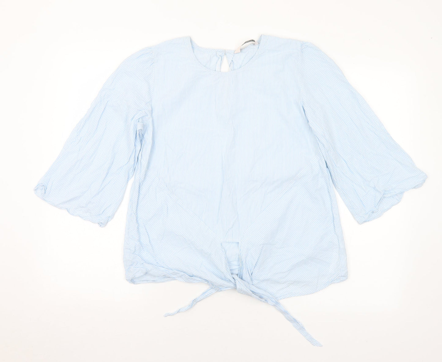 Womens UK Size M Part Two Blue Basic Blouse