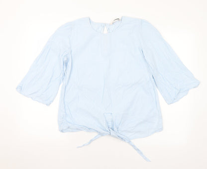 Womens UK Size M Part Two Blue Basic Blouse