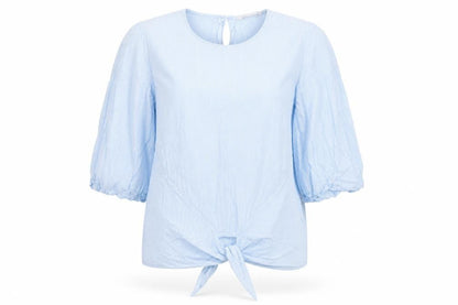 Womens UK Size M Part Two Blue Basic Blouse
