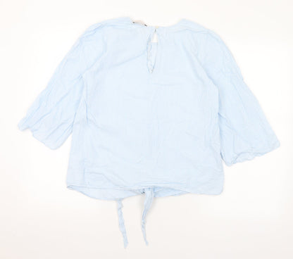 Womens UK Size M Part Two Blue Basic Blouse