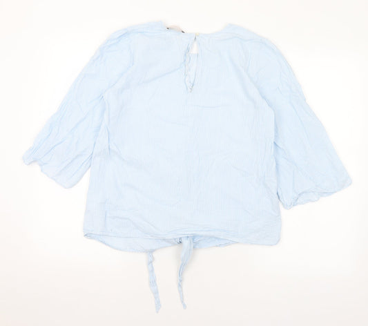 Womens UK Size M Part Two Blue Basic Blouse
