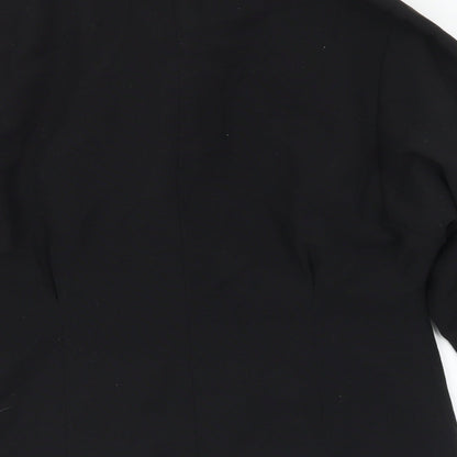 Principles Womens Black Polyester Jacket Suit Jacket Size 12