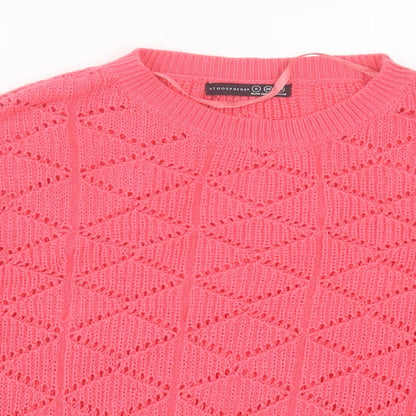 Womens UK Size 8 Atmosphere Pink Pullover Jumper