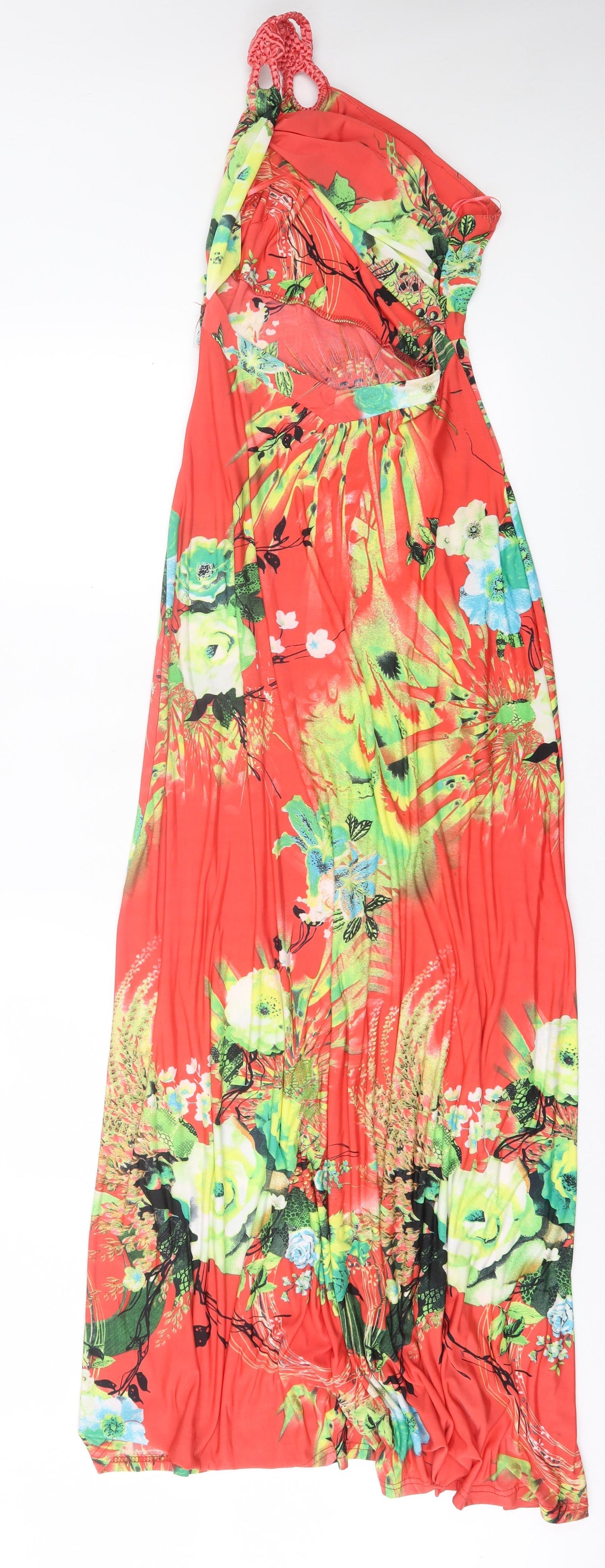 Portobello Punk Womens Multicoloured Floral Polyester A-Line Size S Off the Shoulder Pullover
