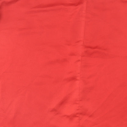 Womens UK Size L Mango Red Basic Blouse