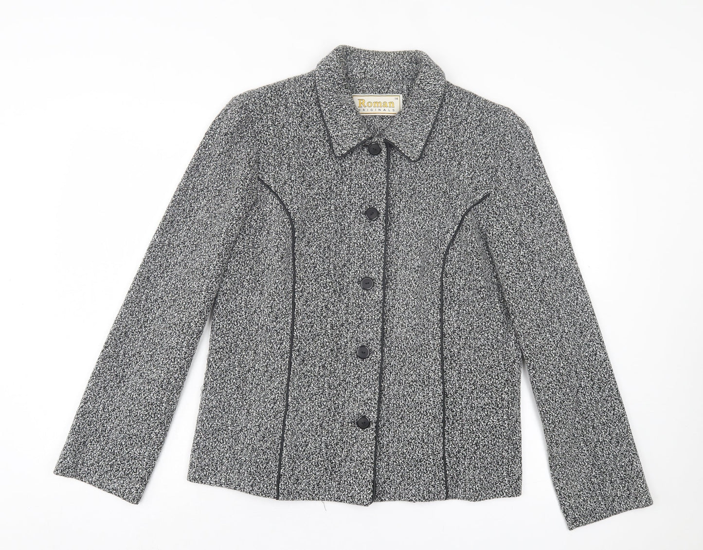 Womens UK Size 14 Roman Grey Jacket