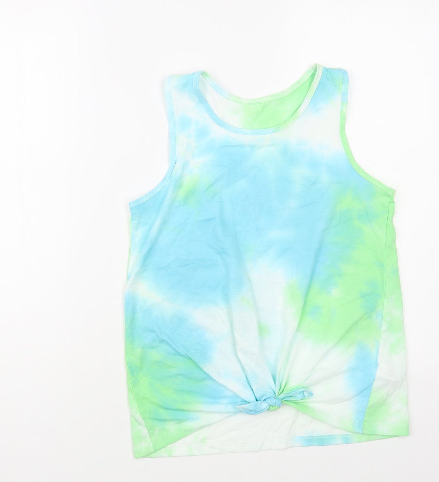 Womens UK Size S Dunnes Stores Blue Basic Tank