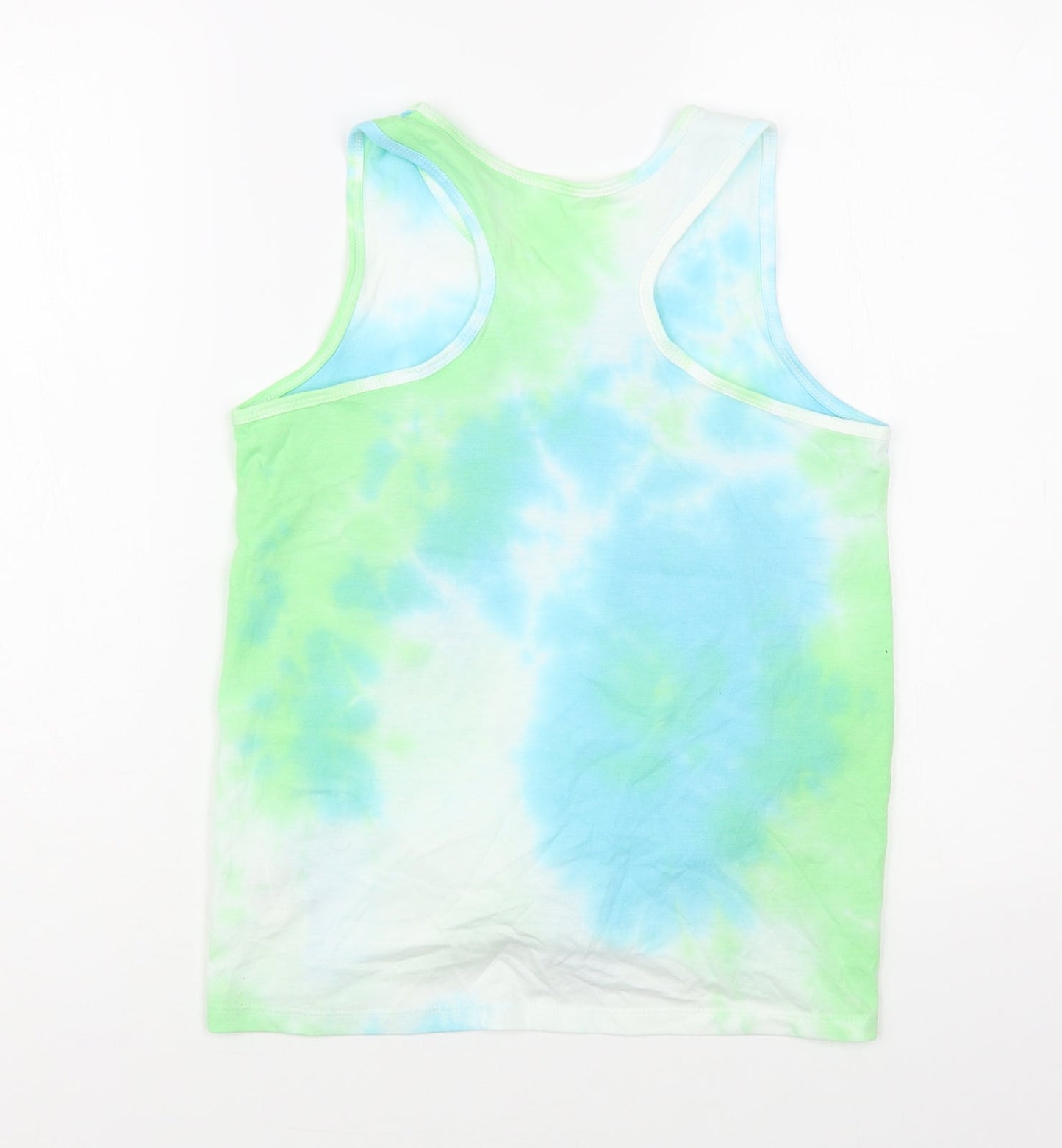 Womens UK Size S Dunnes Stores Blue Basic Tank