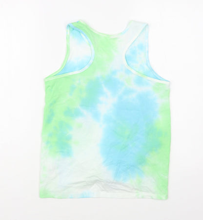 Womens UK Size S Dunnes Stores Blue Basic Tank
