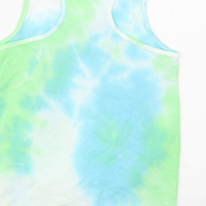 Womens UK Size S Dunnes Stores Blue Basic Tank