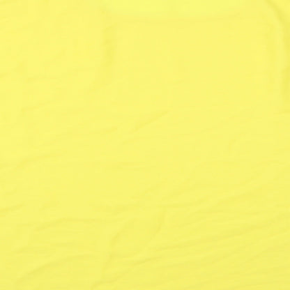 Womens UK Size XS Zara Yellow Basic Blouse
