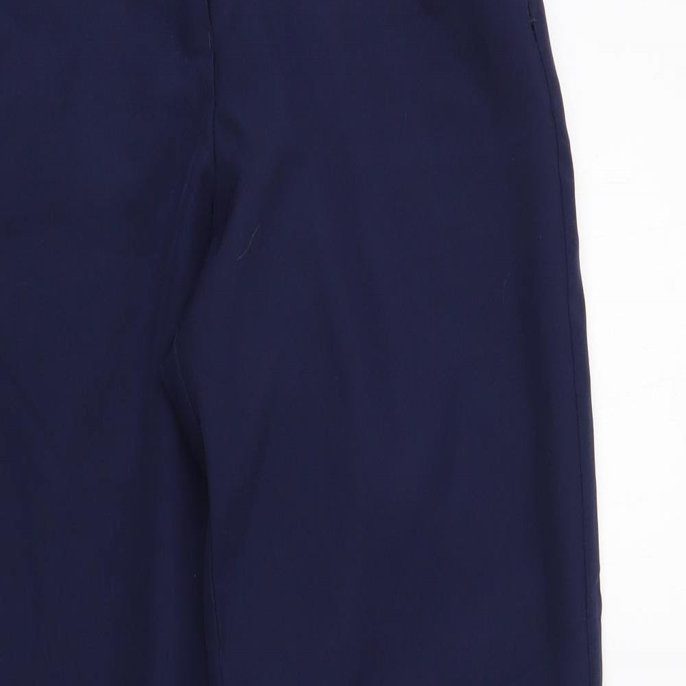 Hunter Womens Blue Polyester Dress Pants Trousers Size 8 L31 in Regular Button