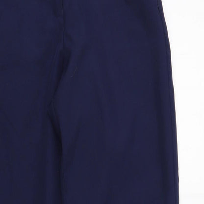 Hunter Womens Blue Polyester Dress Pants Trousers Size 8 L31 in Regular Button