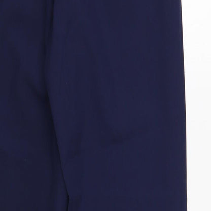 Hunter Womens Blue Polyester Dress Pants Trousers Size 8 L31 in Regular Button