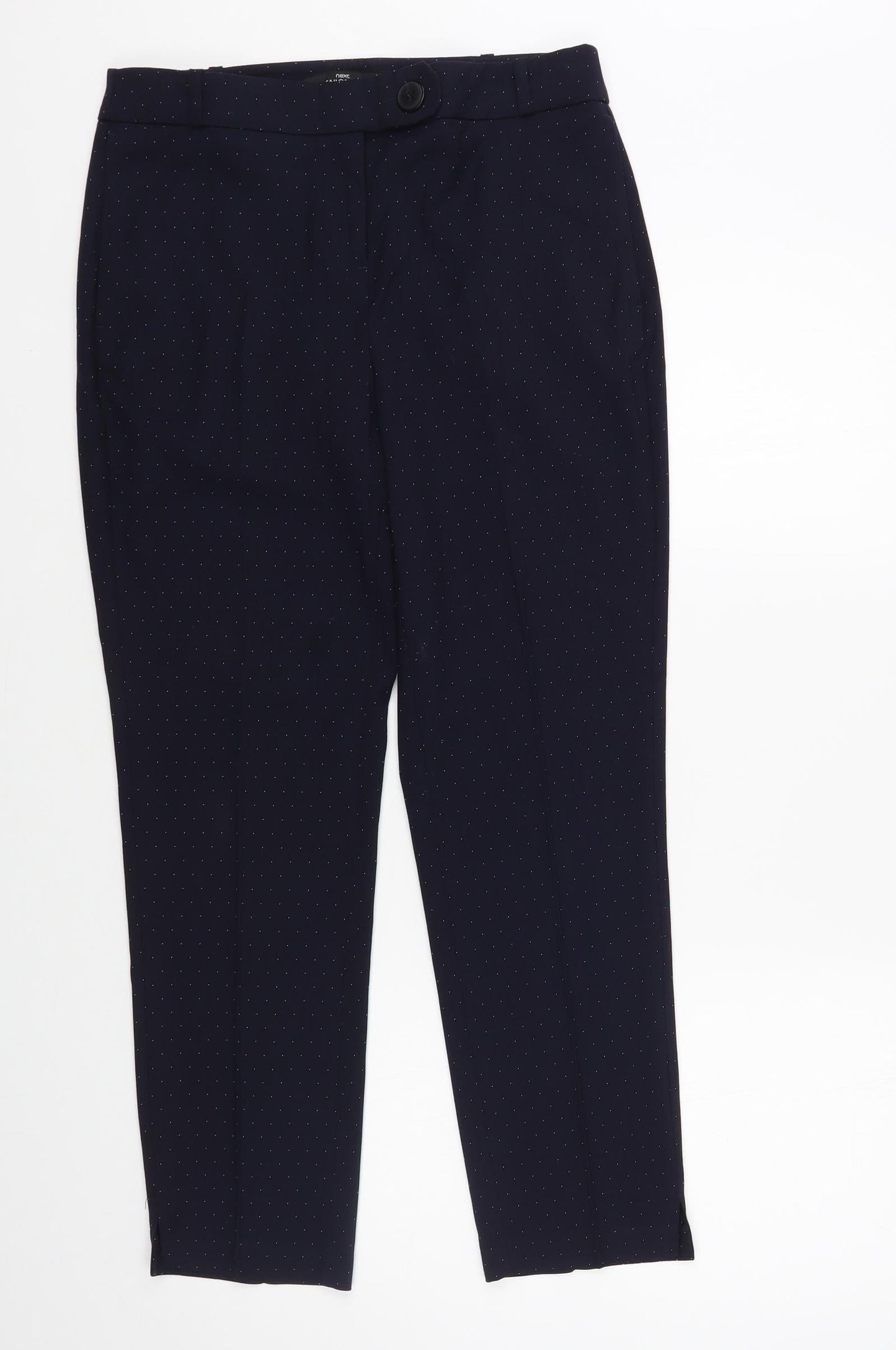Womens UK Size 8 NEXT Regular Fit Dress Pants Blue Trousers