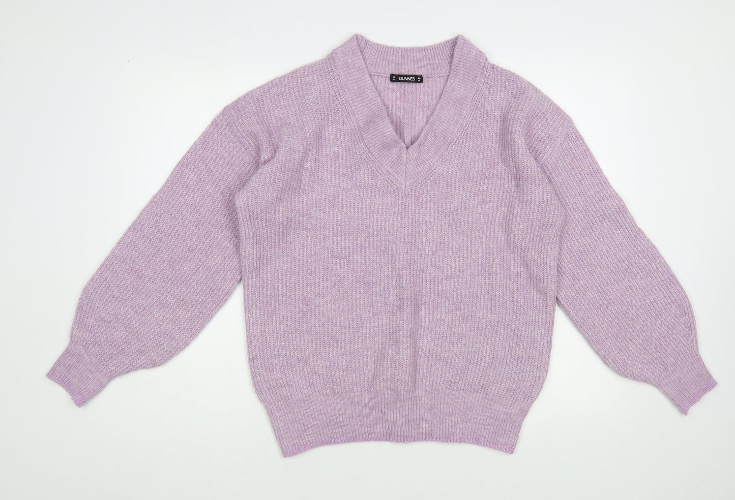 Womens UK Size XS Dunnes Stores Purple Pullover Jumper