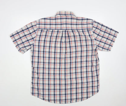 Mens UK Size XL Morley Grey  Button-Up Short Sleeve Casual Shirt