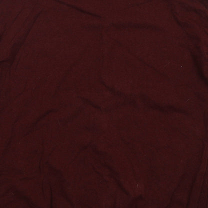 Easy Mens Brown Crew Neck Cotton Pullover Jumper Size XL