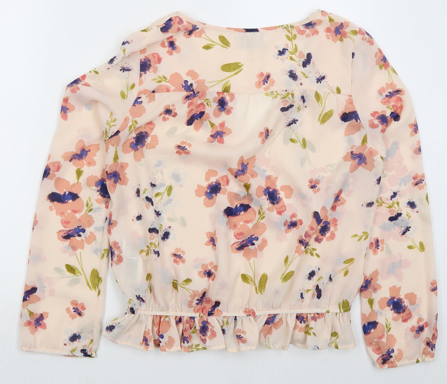 Womens UK Size S VERO MODA Pink Basic Blouse