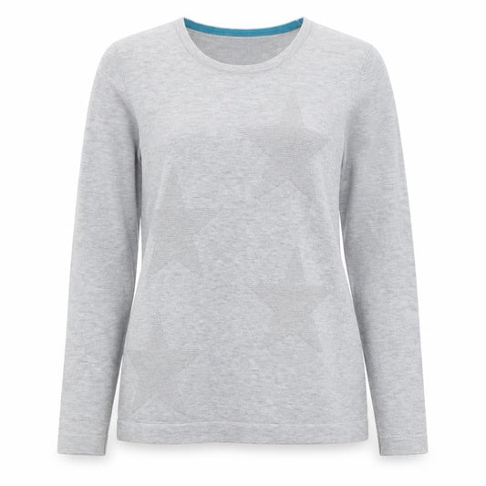 Womens UK Size S First Avenue Grey Pullover Jumper