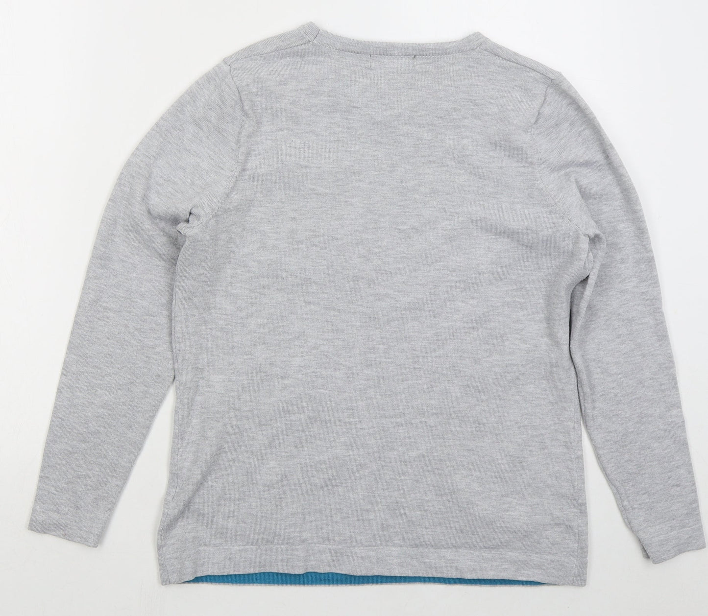 Womens UK Size S First Avenue Grey Pullover Jumper