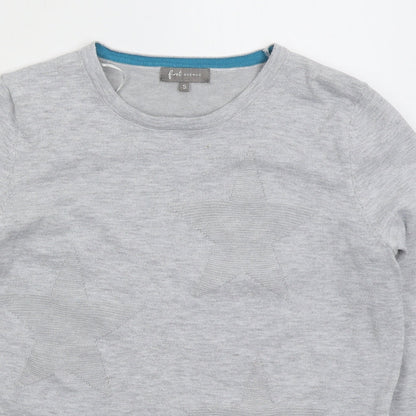 Womens UK Size S First Avenue Grey Pullover Jumper